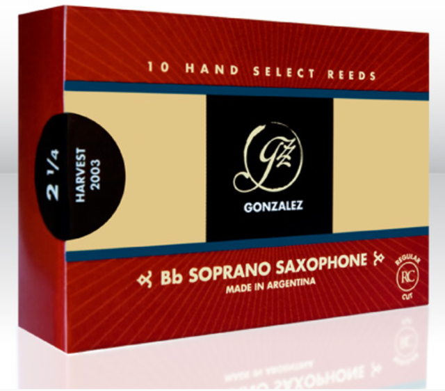 Gonzalez Alto Saxophone Reed, Regular Cut (RC)